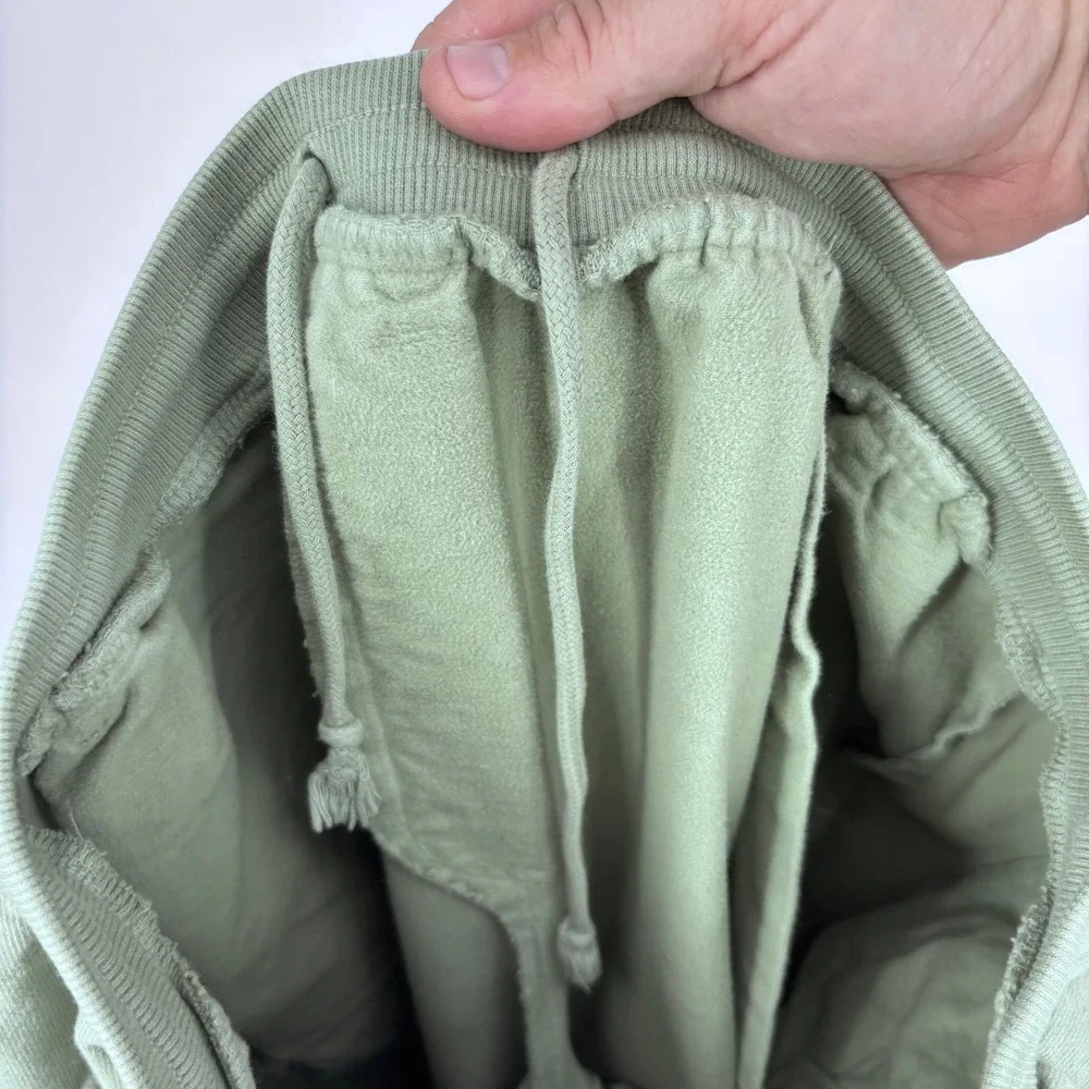 Crazy Shirts Hawaii Jogger Pants Mens Large Green Elastic Waist Original Cotton